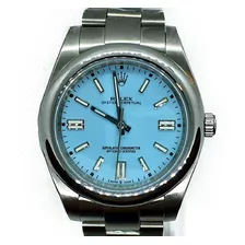Reloj Oyster Perpetual Azul Turqu 41mm 24300-06u C. Estuche