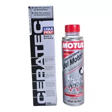 Aditivo Limpiador Interno De Motor Motul + Ceratec Liqui Mol