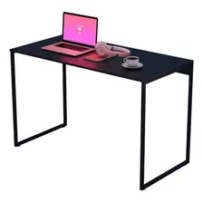 Mesa De Estudos Bancada P Área D Serviço 120x60cm Cor Preto