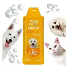 Shampoo Pelos Brancos Clareador 700ml Pra Cachorros E Gatos