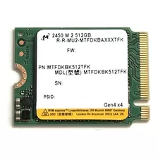 Unidad De Estado Sólido Micron Ssd 512gb M.2 2230 30mm Nvme 