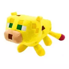 Boneco Pelúcia Ocelot Jaguatirica Game Jogo Minecraft Geek 