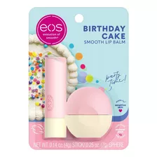 Kit Lip Balm Birthday Cake Eos - 2 Peças