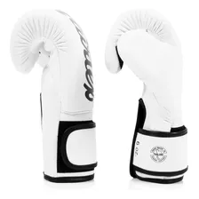 Guantes Para Entrenamiento Fairtex, 12 Onzas, Blanco Y Negro