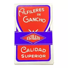 Alfiler De Gancho Estileto N°5 6cm X12 Unid Calidad Superior