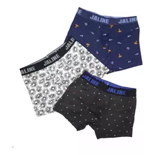 Boxer Hombre Jaliné 232 Algodón Y Lycra Estampado X2