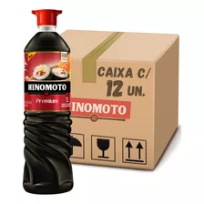 Molho Shoyu Premium Hinomoto Cx Com 12 Un De 1l Sem Glúten