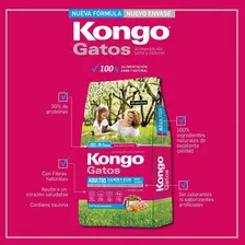 Alimento Gato Adulto Kongo 8kg Sabor Salmon Y Atun Tm