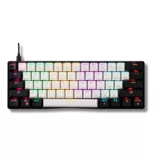 Teclado Gamer Gamdias Aura Gk2 Switch Blue Abnt2 Branco E