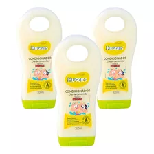 Kit C/3 Condicionador Huggies Turma Da Mônica Camomila 200ml