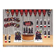 Kit Festa Só Um Bolinho Naruto Shippuden Akatsuki 