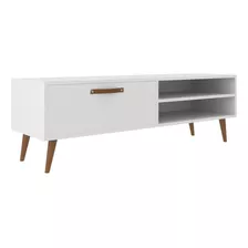 Mesa Para Televisor - Rack Tv - Milenio - Modelo: Miami - Color: Blanco