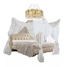  Mosquitero De Lujo Dosel Para Cama 2 Plza-king C/u