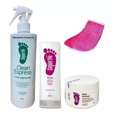 Kit Blindagem Podal Clean Express + Botas + Scrub + Parafina