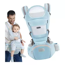 Cargador Bebes Canguro Con Soporte Lumbar Con Asiento Ajusta