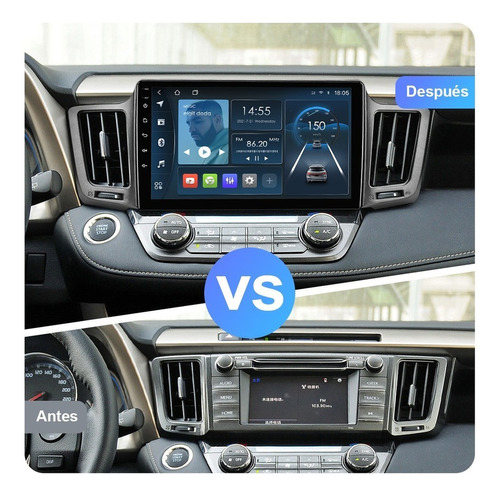Radio Android 10 Para Toyota Rav4 4 Xa40 5 Xa50 2012-2018 Foto 3