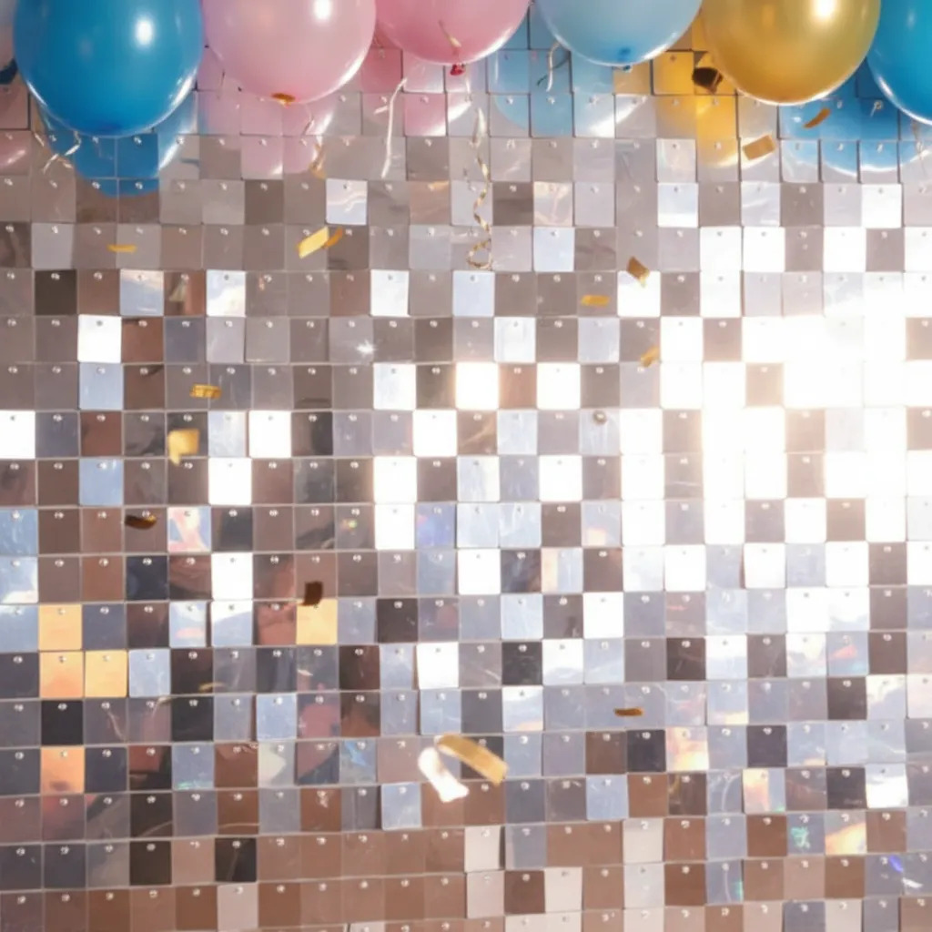Shimmer Wall Pared Brillante Cortina Panel Con Lentejuelas
