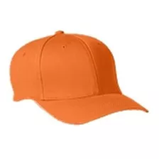 Yupoong Flexfit 6-panel Mediados De-perfil Cap, Naranja, Peq