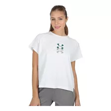 Remera Running Under Armour Anywhere Mujer En Blanco | Stock