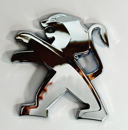 Emblema Peugeot Grande Insignia Logotipo 10cm X 8,5cm Cromo  Foto 6