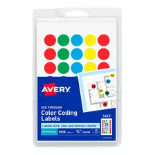 Avery Etiquetas Adhesivas Colores Translúcidos - 5473