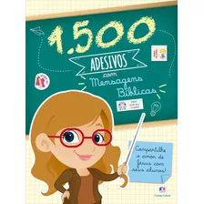 1500 Adesivos Com Mensagens Bíblicas, De Cultural, Ciranda. Ciranda Cultural Editora E Distribuidora Ltda., Capa Mole Em Português, 2019