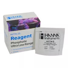 Reactivo Hanna Phosphate Ulr Reactivo 25 Pruebas Test Marino