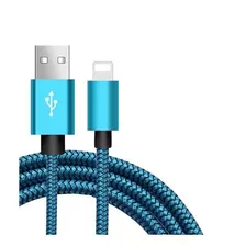 Cabo Usb Transmissor E Carregador De Nylon Para iPhone