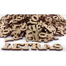 Letras De A A Z Mdf Cru Kit C/ 200pçs 2cm De Altura