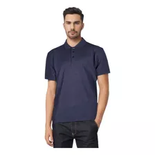 Remera Polo Manga Corta Hombre Azul - Mundo Trabajo