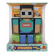 Boneco Streamers George 25cm Minecraft Algazarra