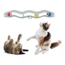 Brinquedo Para Gato Caça Bolas Com Guizo Orbital Parede Pet