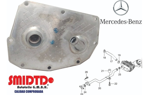 Enfriador De Aceite Mercedes Benz Clase E 280 93-96 Smidtd Foto 5