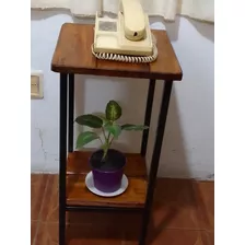 Mesita Auxiliar Para Celular O Plantas 