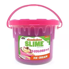 Cubo De Helado Prefabricado Nickelodeon Slime De 3 Libras