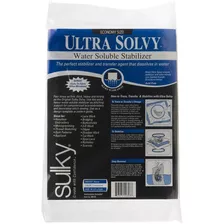 Sulky Ultra Solvy Soluble En Agua Estabilizador