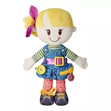 Playskool Dressy Kids Doll Con Cabello Rubio Y Arco, Toy De
