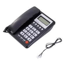 Teléfono De Escritorio Con Cable (bk) Phone Con Identificado