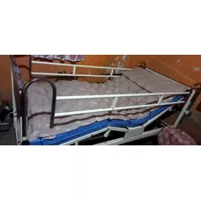 Cama Clinica Con Colchon Articulado+anti Escaras