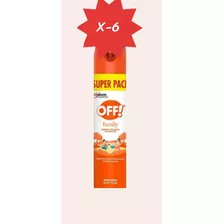 Off Aerosol De 290 Cm3 X 6 Unid. Envio Gratis 