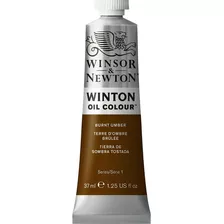 Pintura Oleo Winsor & Newton Winton 37ml Colores A Escoger Color Burnt Umber - Sombra Tostada No 3