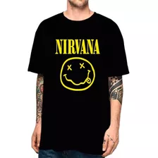 Camisa/camiseta Masculino Feminino Banda Nirvana Rock Grunge