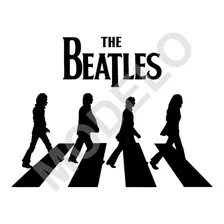 Adesivo Carro Moto The Beatles Abbey Road 20x15cm - 1 Un