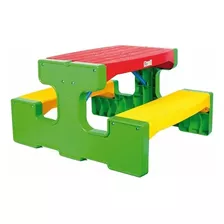 Picnic Table Mesa Y Bancos Para Niños Infantil Rondi 3125