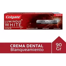 Pasta De Dientes Colgate Luminous White Carbón Activado 90gr