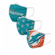 Cubrebocas Delfines De Miami Dolphins, Producto Oficial Nfl