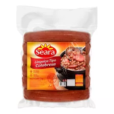 Kit C/2 Linguiça Calabresa Defumada Seara 2,5kg C/ N Fiscal