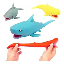 Kit 3 Brinquedos Sortidos Tubarão Baleia Golfinho Autistas