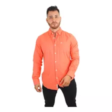 Camisa Penguin Hombre Hot Coral Opws3000op