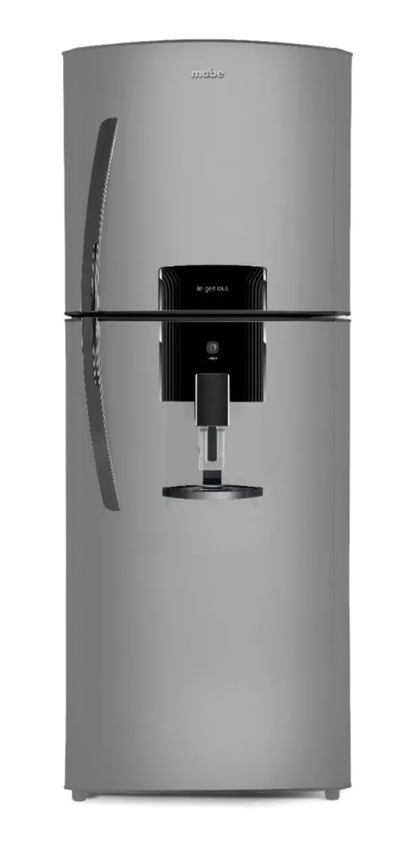 Refrigerador No Frost Mabe Diseño Rme360fdmrs0 Silver Con Freezer 360l 127v